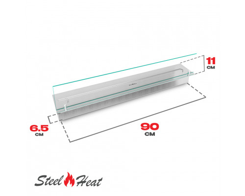 Топливный блок SteelHeat LINE GLASS 800 Топливный блок SteelHeat LINE GLASS 800